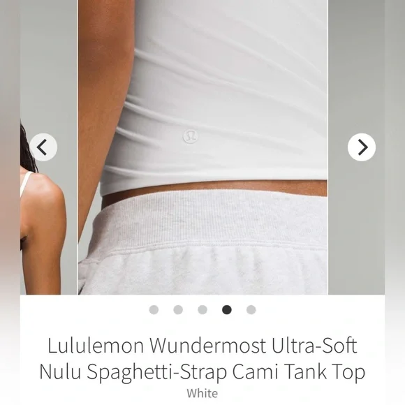 Lululemon Wundermost Ultra-Soft Nulu Spaghetti-Strap Cami Tank Top size Med - Picture 3 of 10
